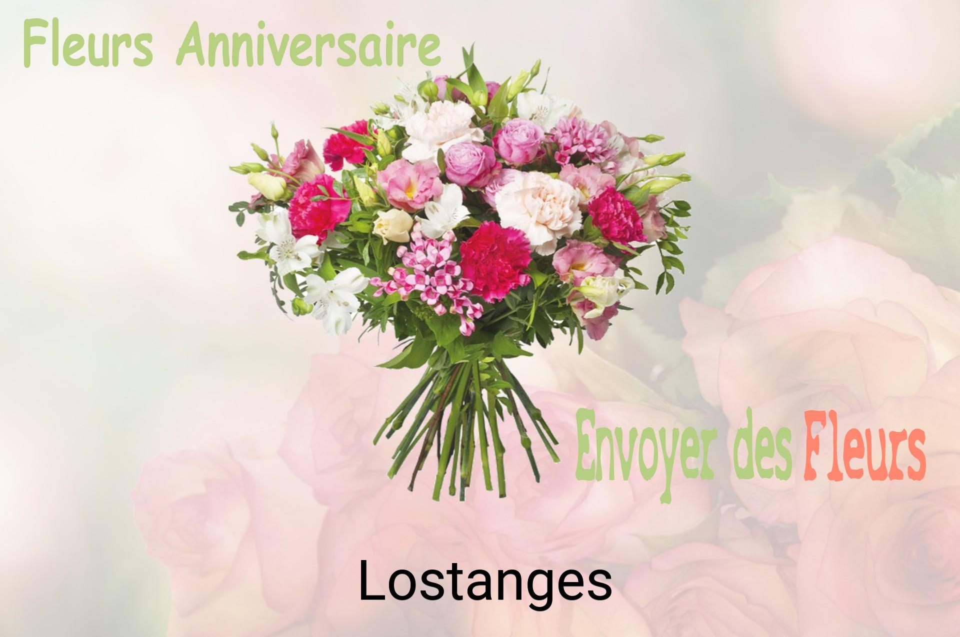 Bouquet de fleurs d’anniversaire livré à Lostanges